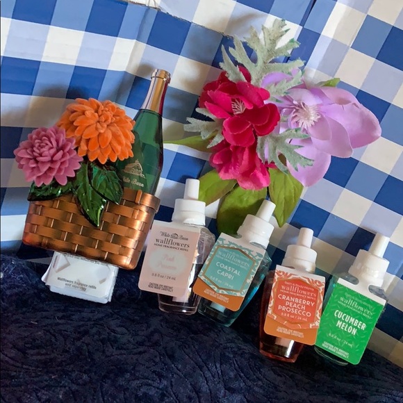 Bath & Body Works Other - BBW Picnic Basket Wallflower Bundle